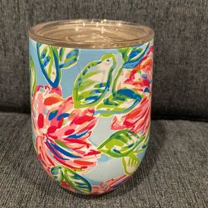 Lilly Pulitzer x Corkcicle stemless tumbler